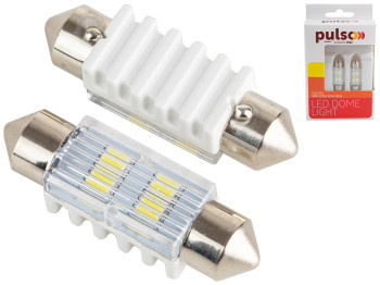 Лампа Pulso софітні LED SV8.5 T11x36мм, 4 SMD-5730, 9-18v, 90Lm (ціна за 2шт) (LP-64036)