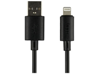 Кабель USB Hoco X88 Gratified Lightning 2.4A Колір Чорний
