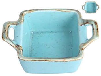 Соусник Porland Turquoise, порцеляна, 10см, колір бірюзовий