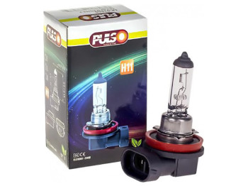 Лампа Pulso галогенна, H11, PGJ19-2, 12v, 55w clear, сolor box