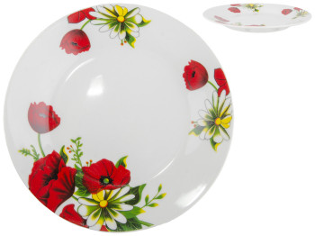 Тарілка десертна Helios Мак та ромашка 7" D18см (4640)