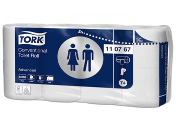 Туалетная бумага Tork Advanced, 2 слоя, 30м, 8 рулонов, Т4