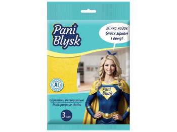 Серветки універсальні Pani Blysk, 3шт