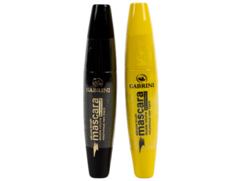 Тушь с силиконовой кисточкой GABRINI Waterproof водостойкая 12 мл