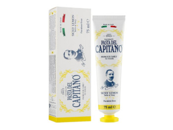 Зубная паста Pasta del Capitano 1905, с фтором, 75мл, вкус лимон
