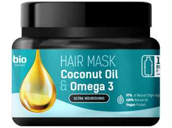 Маска для волос Bio Naturell, с кокосовым маслом и Омега‑3, 295мл