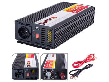Перетворювач напруги/зарядний пристрій PULSO IMBC-1010 1000Вт (12V–220V, мод. синус)
