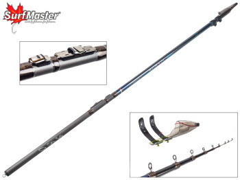 Удочка Surf Master "Magna" карбон, 9 колец, 7-секционная 3,8м, 20-30г