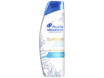 Шампунь проти лупи Head&Shoulders Supreme Detox + Об'єм з олією аргани 300мл