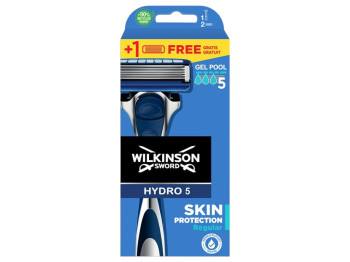 Бритва Wilkinson Sword Hydro 5 чоловіча, зі змінним картриджем, 5 лез, пластик, сталь