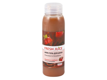 Крем-гель для душа Fresh Juice "Chocolate & Strawberry" шоколад и клубника 300мл