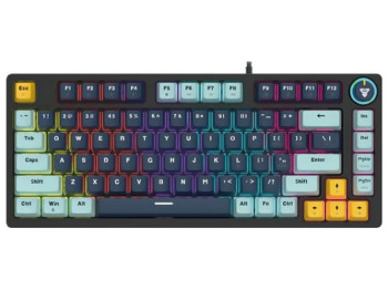 Клавіатура ігрова Fantech ATOM81 MK875V2 Blue Switch, Колір Navy