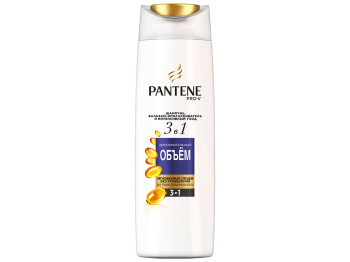 Шампунь и бальзам-ополаскиватель Pantene Pro-V 3в1 Дополнительный объем 360мл