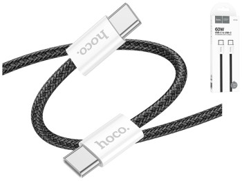 Кабель USB Hoco X104 Source 60W Type-C to Type-C Колір Чорний