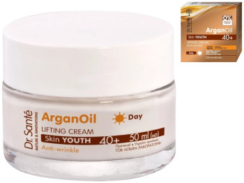 Крем-ліфтинг для обличчя Dr.Sante Argan Oil 40+, денний, з аргановим маслом та коензимом Q10, 50мл