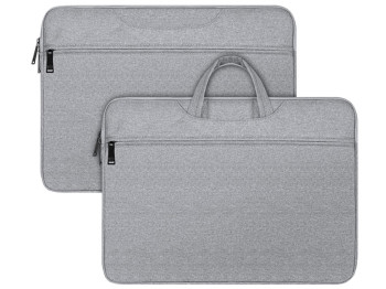 Сумка для ноутбука Dux Ducis LBTC horizontal handbag для 13–13.9 дюймов, хлопок, цвет светло-серый