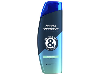 Шампунь та гель для душу проти лупи Head&Shoulders Для чутливої шкіри 270мл