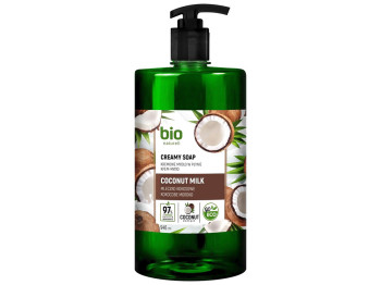 Крем-мило Bio Naturell, Кокосове молоко, з помпою, 946мл