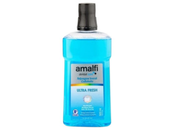 Ополаскиватель для рта Amalfi ultra fresh, для чувствительных дёсен, без спирта, 500 мл