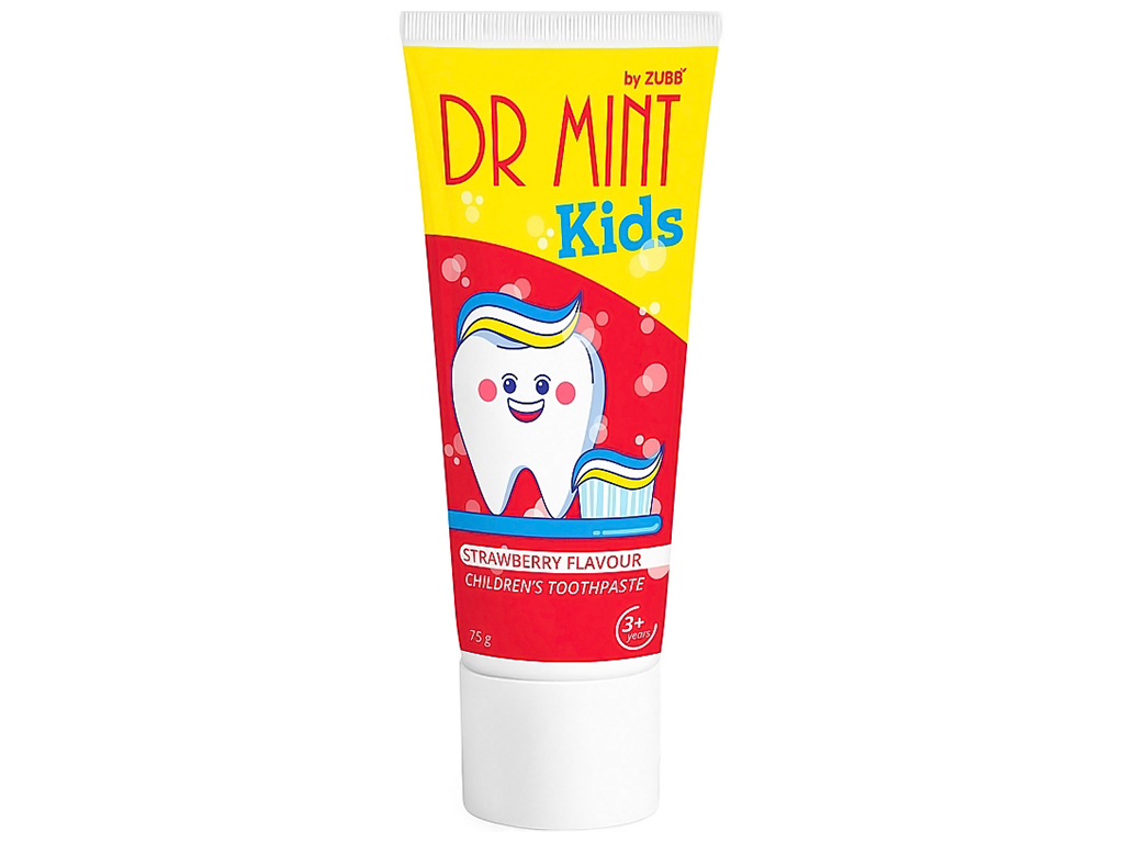 Зубна паста Дитяча Dr. Mint by Zubb, Kids Strawberry flavour, 75г
