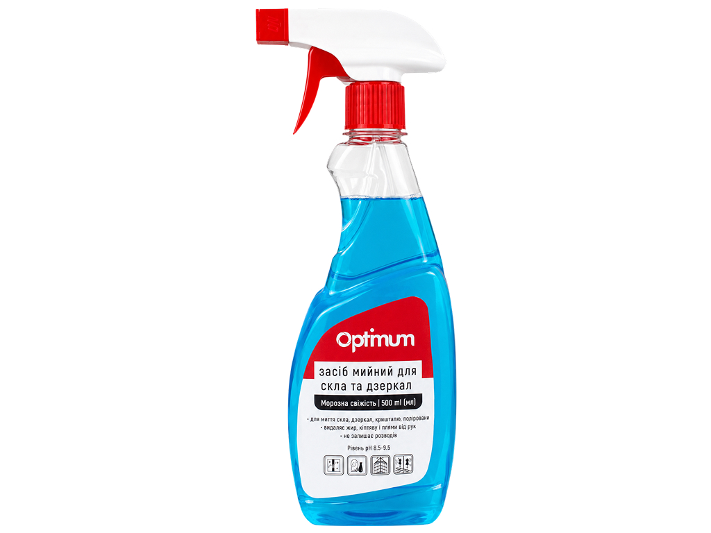 Засіб для миття скла Pro service Optimum Морозна свіжість, 500мл