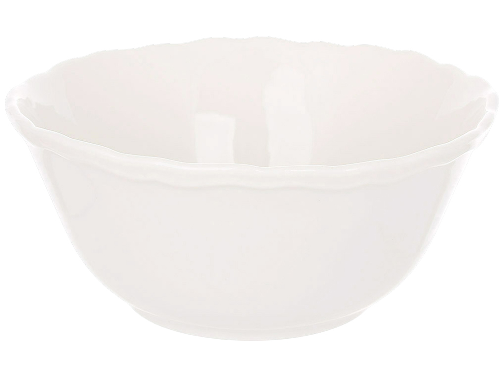 Салатник фарфоровый Pure White белый, 400мл