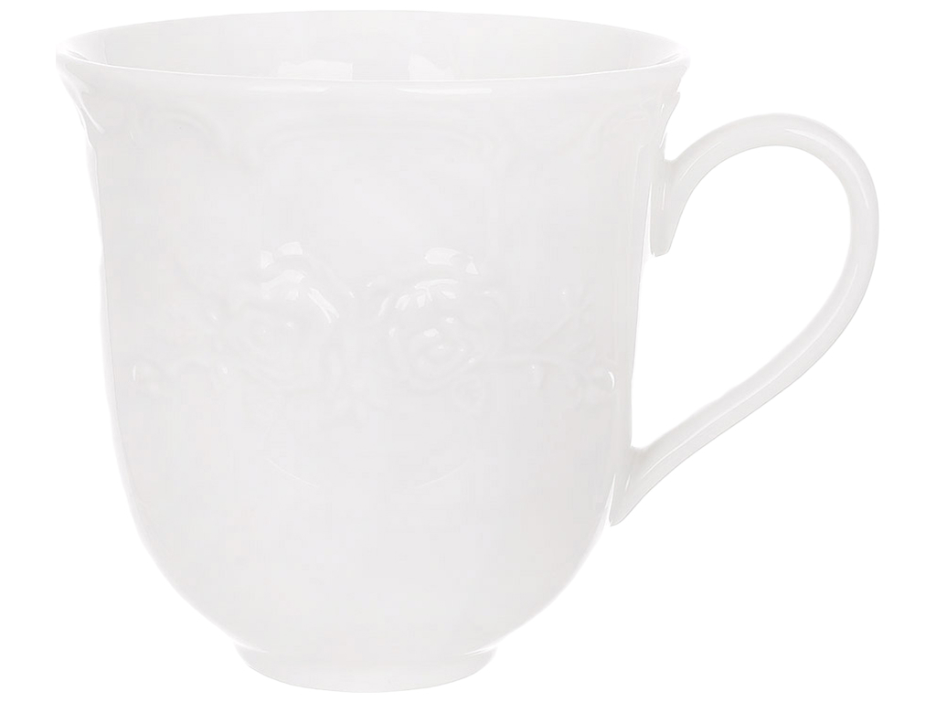 Чашка Chateau Blanc Collection, порцелянова, біла, 400 мл