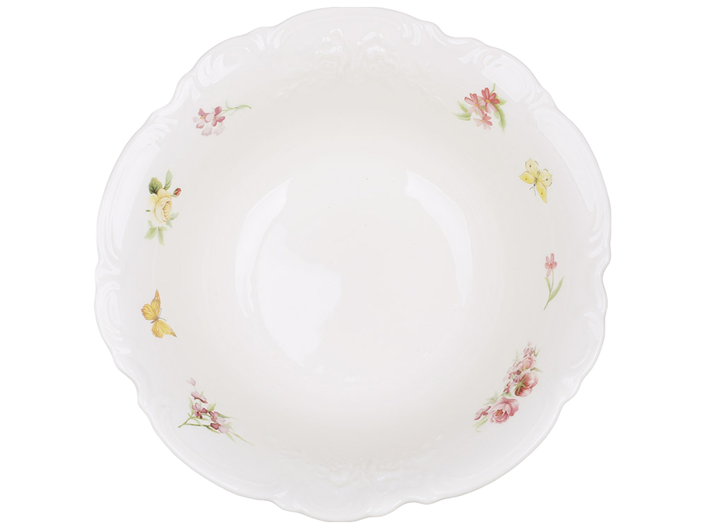 Салатник Chateau Roses Collection, порцеляновий, різнокольоровий, 1,2 л