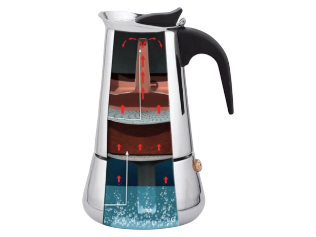 Кавоварка гейзерна Maestro Espresso Moka, 450мл