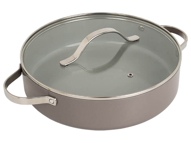 Кастрюля Maestro Shallow, с крышкой, 3,9л
