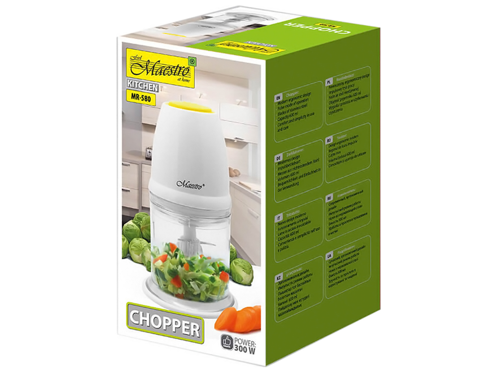 Измельчитель Maestro, 300W, 600мл