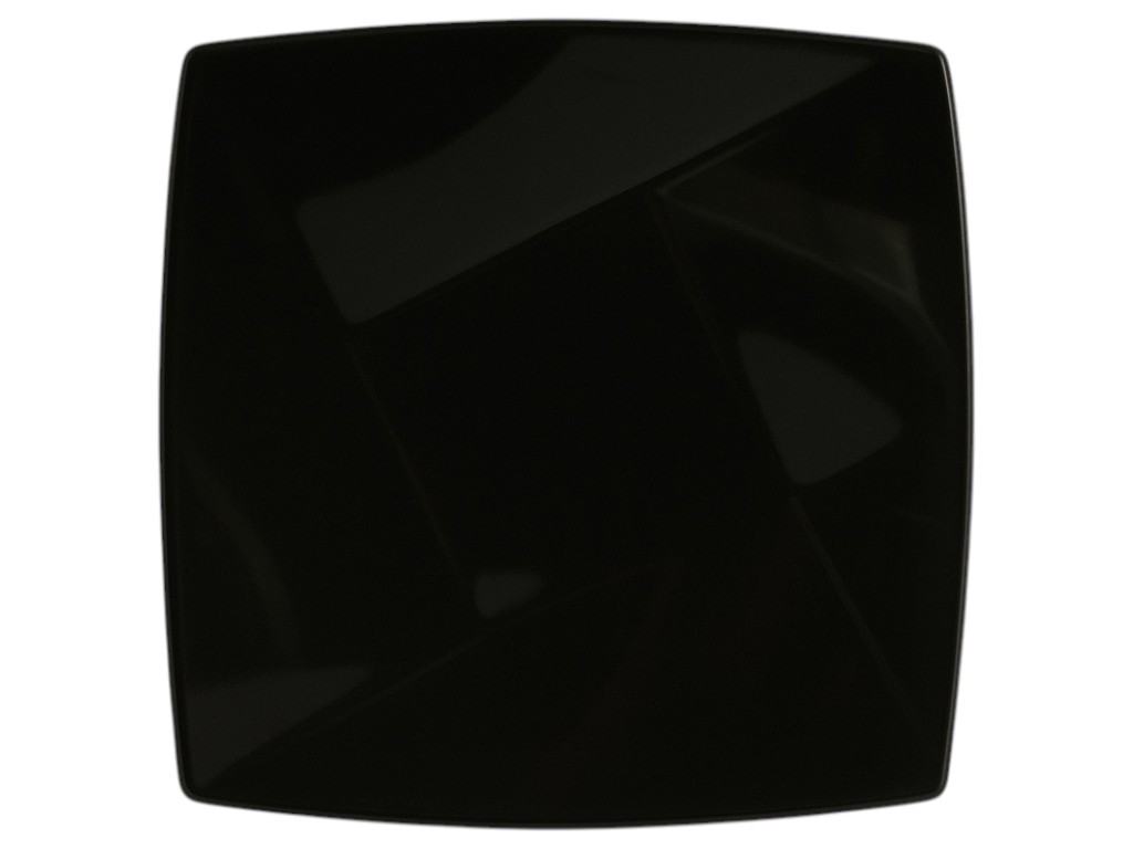Тарелка квадратная пластиковая Сакура, 21,5×21,5см