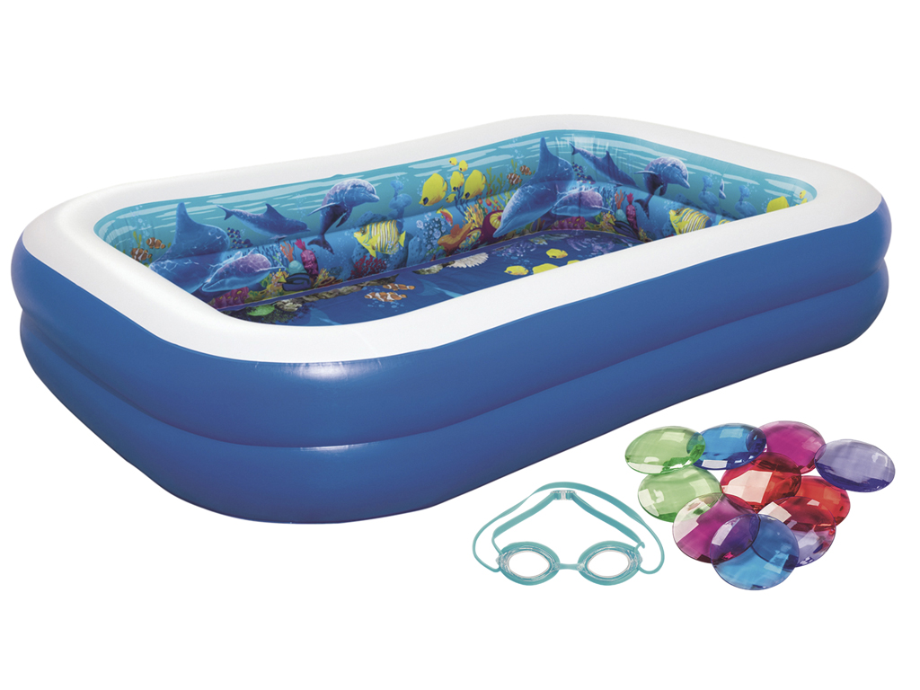 Бассейн детский надувный Подводный мир Kiddie Pools. Bestway 54177
