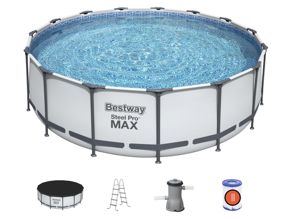 Бассейн каркасный круглый Steel Pro Max. Bestway 56438