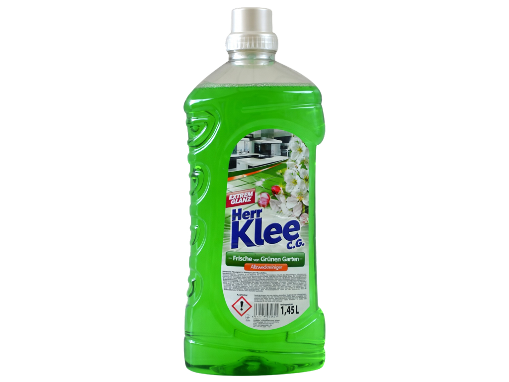 Універсальний засіб для прибирання Herr Klee Fresh Green Garden, 1.45 л