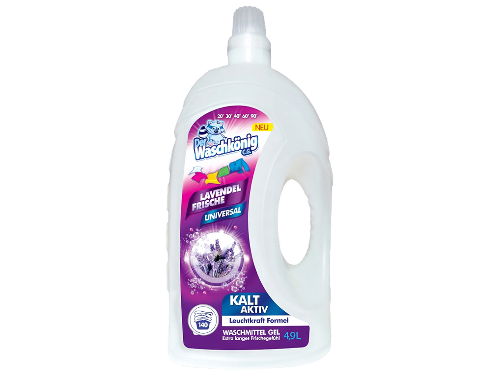 Гель для прання Waschkonig Universal Lavendel, 4,9л