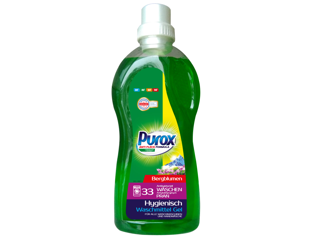 Гель для стирки Purox Universal Bergblumen, 1л