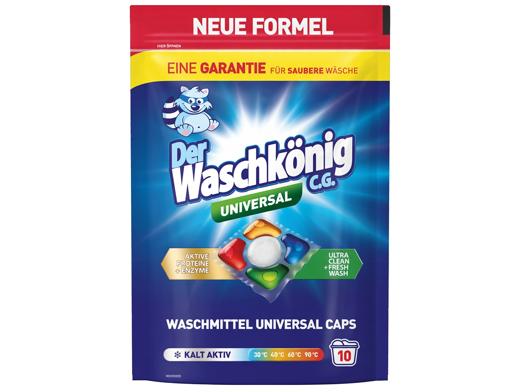 Капсулы для стирки Waschkonig Universal, 10 шт