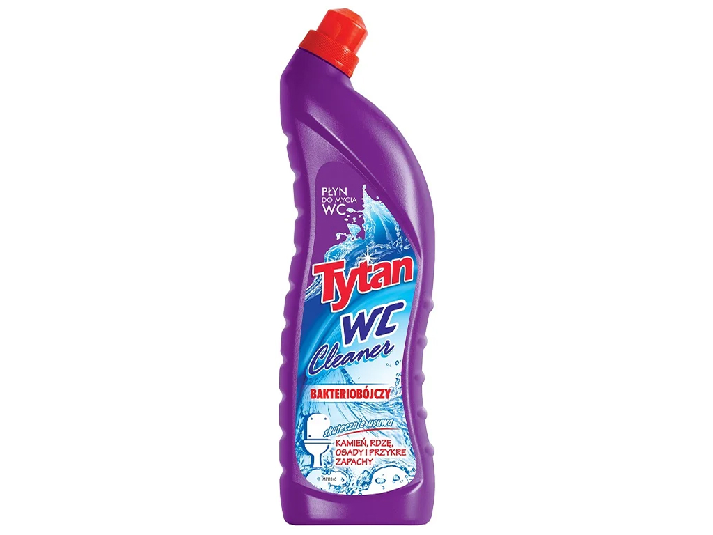 Средство для унитаза Tytan WC Cleaner бактерицидный фиолетовый, 700 мл