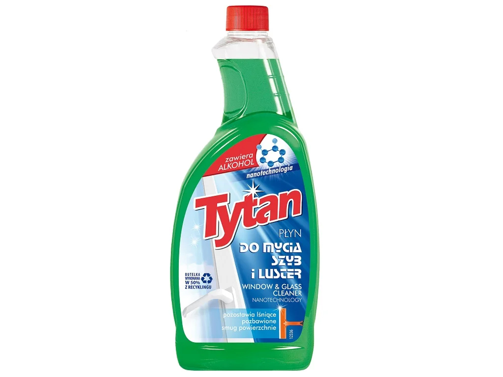 Средство для мытья стекол Tytan Nanotechnology, запаска, 750 мл