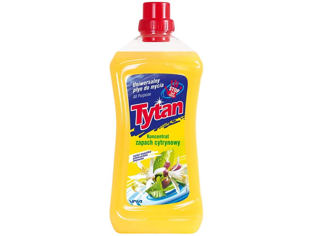 Жидкость универсальная для мытья Tytan Лимон, концентрат, 1л
