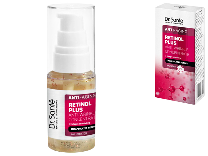 Концентрат против морщин Dr. Sante Retinol Plus 30мл