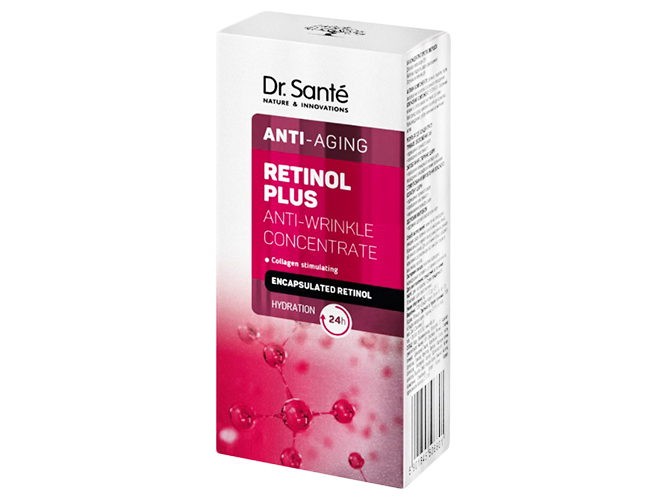 Концентрат против морщин Dr. Sante Retinol Plus 30мл