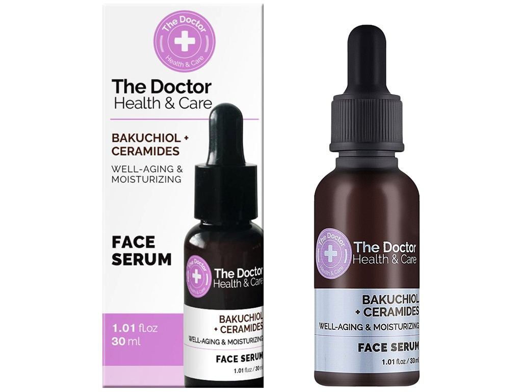Сироватка для обличчя The Doctor Health & Care, з бакучиолом та керамідами, 30мл