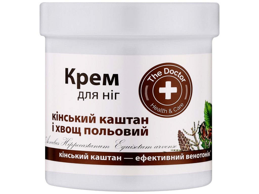 Крем для ног The Doctor, с экстрактами конского каштана и хвоща полевого, 250мл