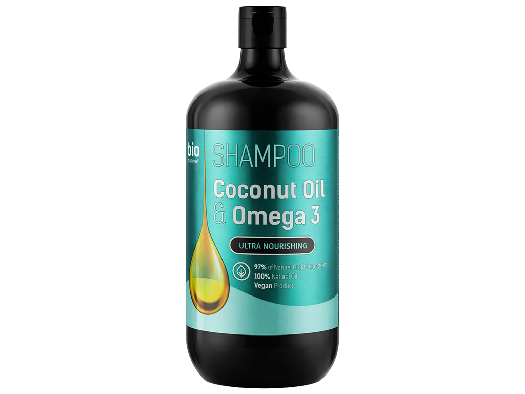 Шампунь для волос Bio Naturell, с кокосовым маслом и Омега‑3, 946мл