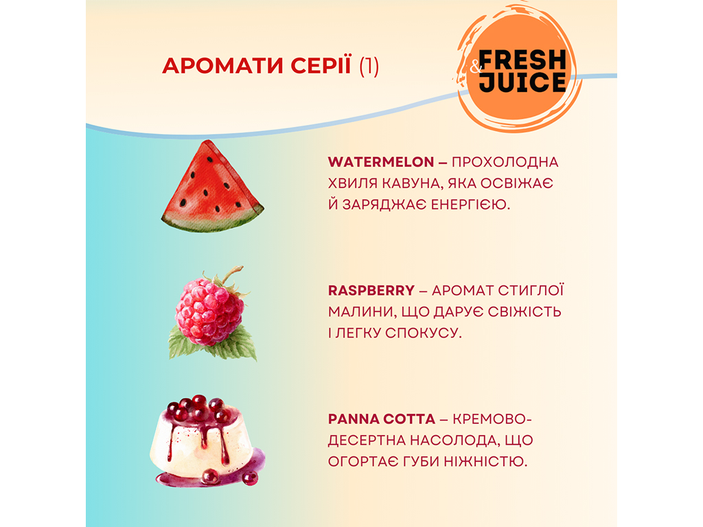 Набір бальзамів для губ Fresh Juice Фруктові, 30шт по 3,6г