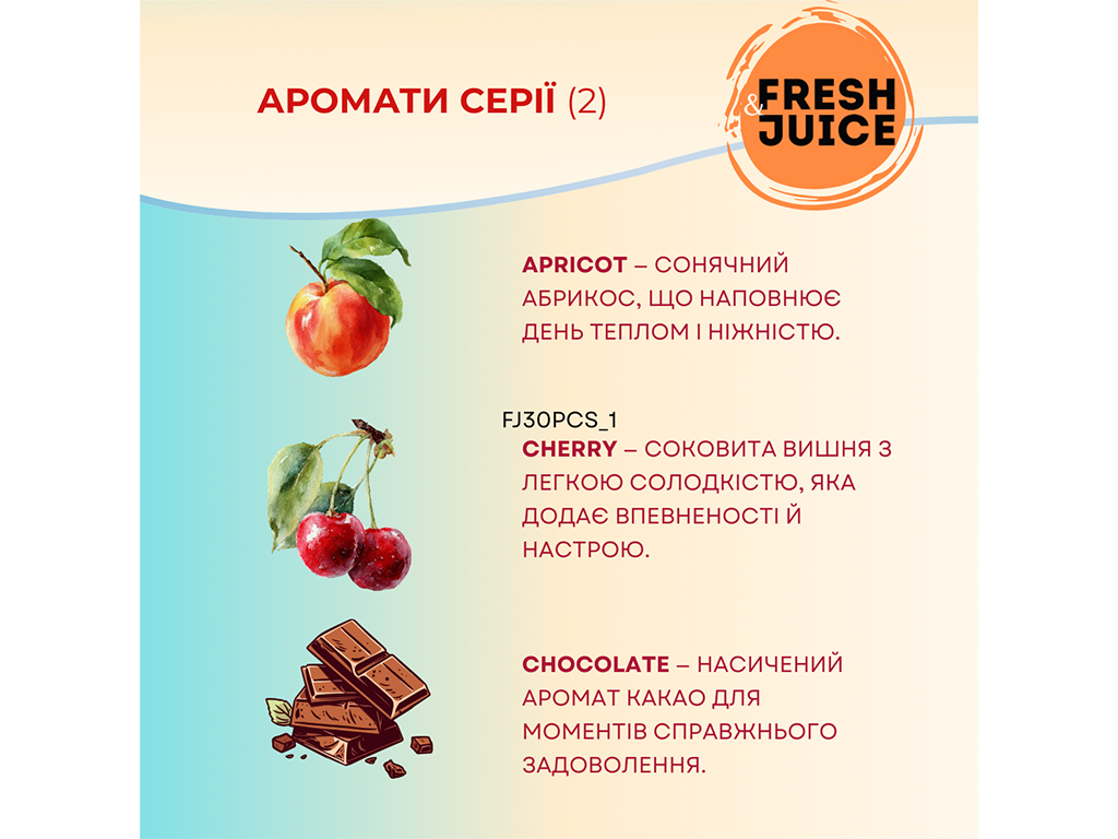 Набір бальзамів для губ Fresh Juice Фруктові, 30шт по 3,6г