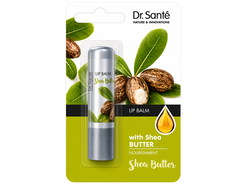 Бальзам для губ Dr. Sante Shea Butters, живлення та захист, з олією ши, 3,6г
