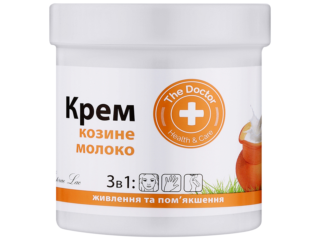 Крем для лица, рук и тела The Doctor Козье молоко, с молочными протеинами, маслами кокоса, 250мл